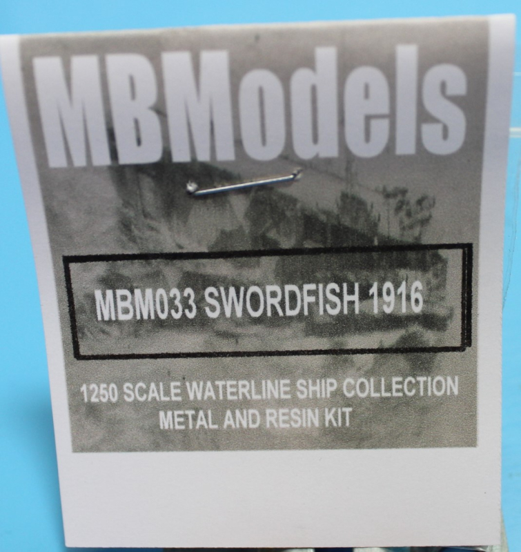 U-Boot "Swordfish" (1 St.) GB 1916 MB-Modelle MB 33K